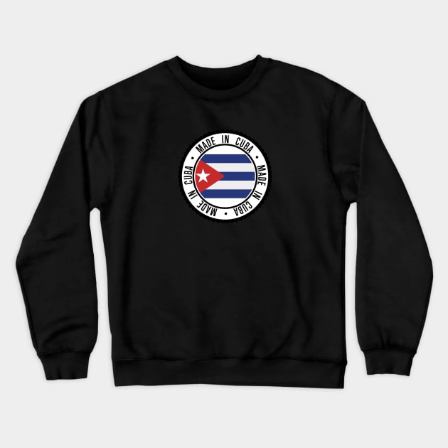 Made in Cuba Crewneck Sweatshirt by TambuStore